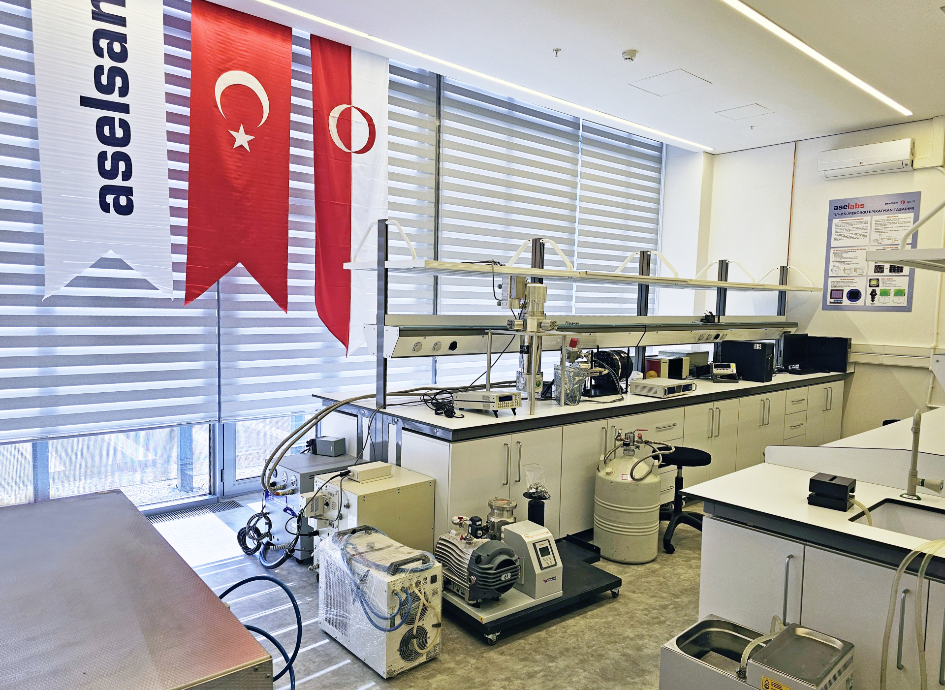 ASELABS optomekanik ve fotonik malzeme teknolojileri çalışma alanı